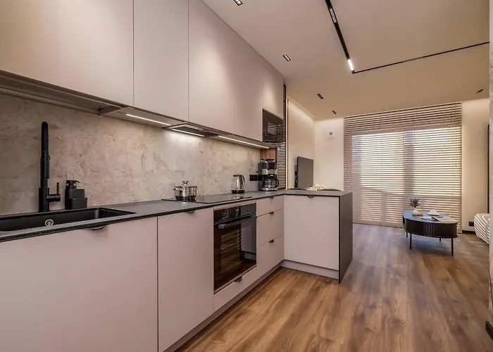 דירה Air Conditioned With Mountain View, Parking And Balcony By Renters